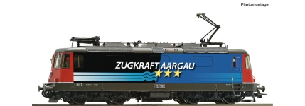 Roco 7500123 - H0 - E-Lok Re 4/4 II Zugkraft Aargau, SBB, Ep. V